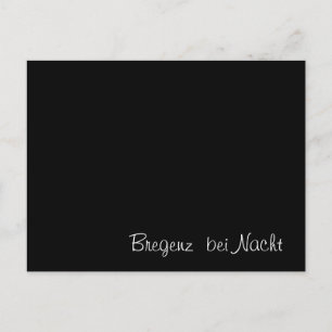 "Bregenz bei Nacht" funny Card