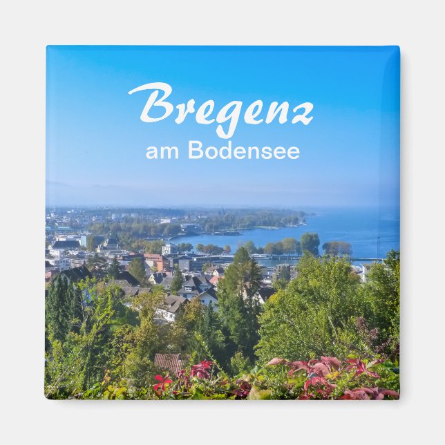 Bregenz sur le lac de Constance à Austria Magnet (Devant)