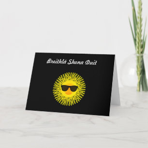 Breithlah shona duit / Irish Gaelic Happy Birthday Card