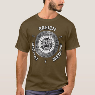 Breizh aeyn Bretagne Triskele Ermine Celtic Knot 1 T-Shirt