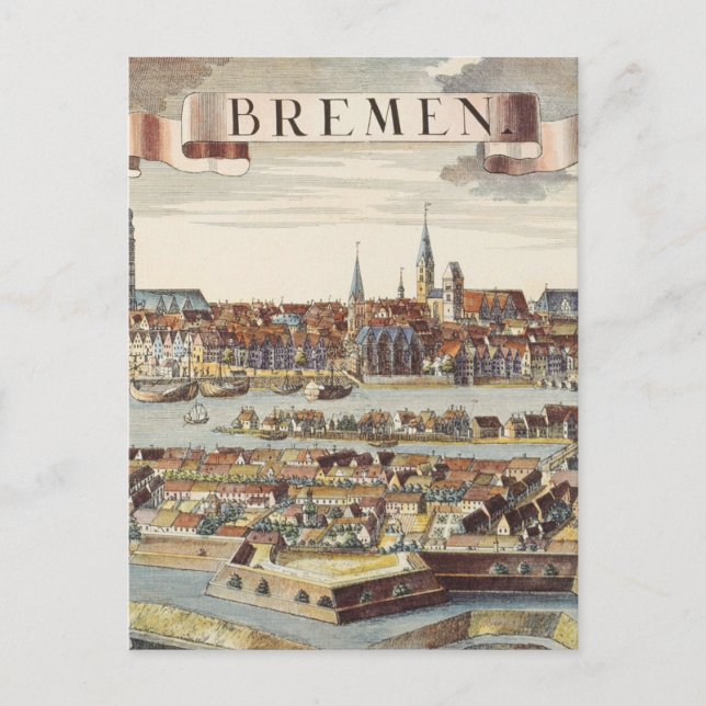Bremen, Germany, 1719 Postcard (Front)