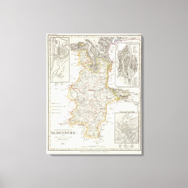 Bremerhaven Germany Canvas Print (Front)