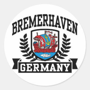 Bremerhaven Germany Classic Round Sticker