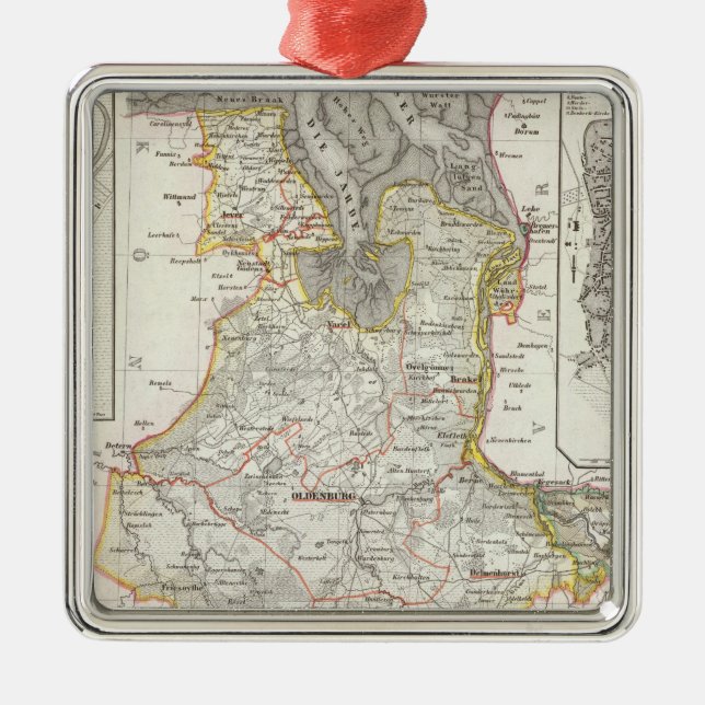 Bremerhaven Germany Metal Ornament (Front)