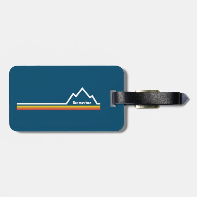 Bremerton Washington Luggage Tag (Back Horizontal)
