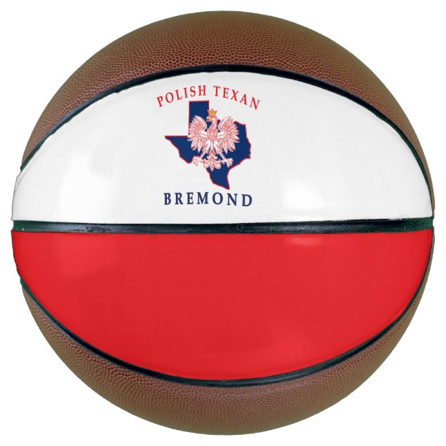 Bremond Polish Texan Basketball (Front)