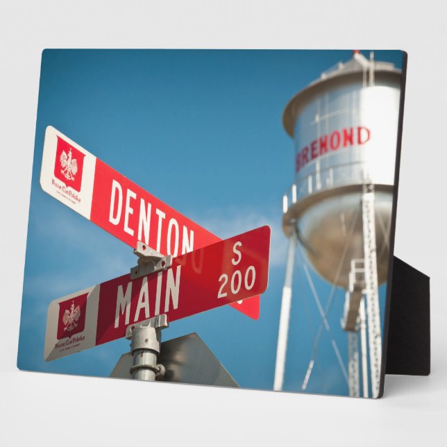 Bremond Texas Plaque (Side)