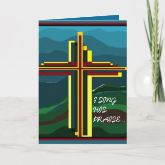 BRENDA'S GREETING CARD "I SING HIS PRAISE"