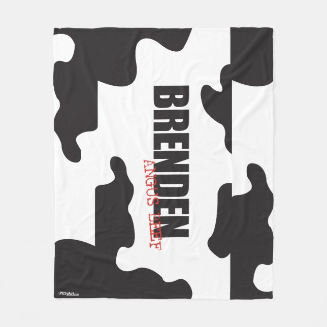 Brenden Angus Beef, 50"x60" Fleece Blanket (Front)