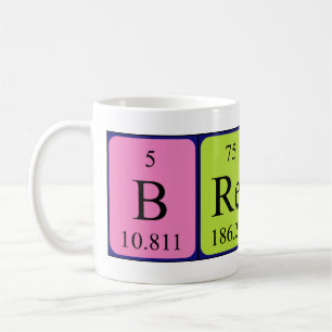 Brenna periodic table name mug