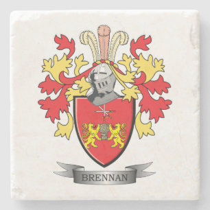 Brennan Coat of Arms Stone Coaster