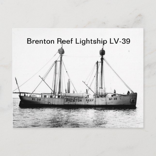 Brenton Reef Lightship LV-39 Postcards (Front)