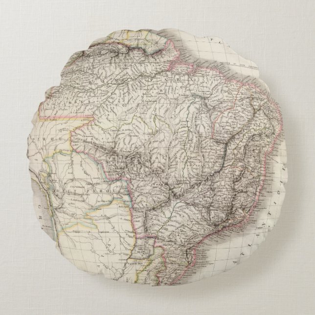 Bresil - Brazil Round Pillow (Front)