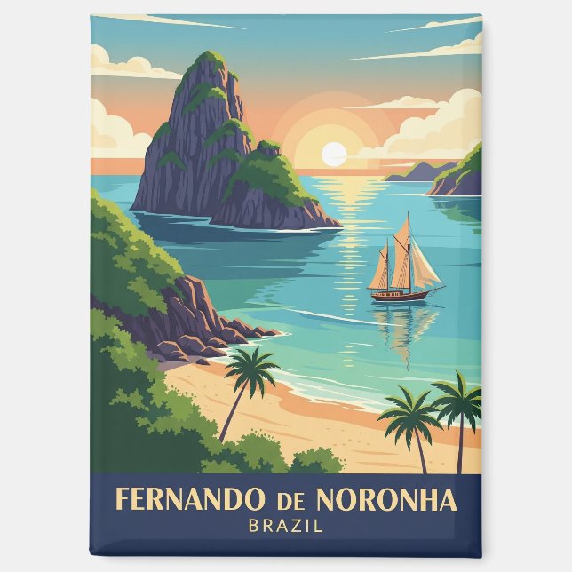 Brésil Fernando de Noronha Magnet (Recto)