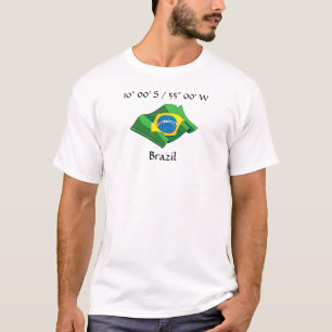 Brésil Pays Drapeau T-shirt