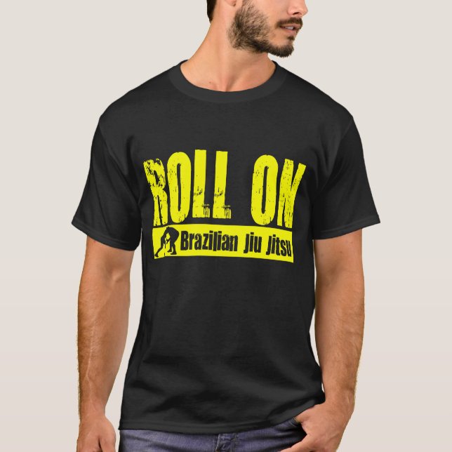 Brésilien Jiu JItsu - petit pain sur le T-shirt (Devant)