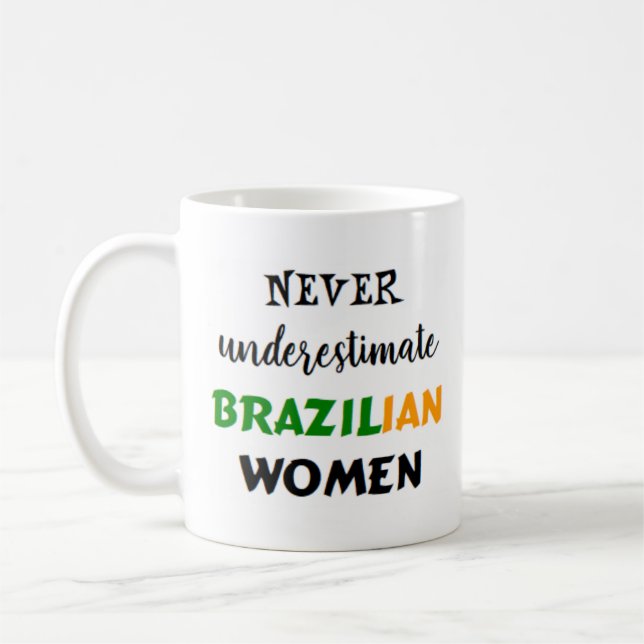 brésilienne femme café tasse (Gauche)