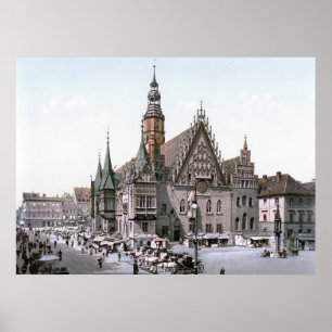 Breslau Rathaus Poster
