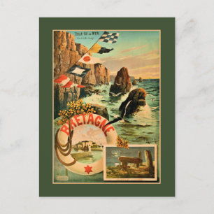 Bretagne Brittany Hugo d'Alesi 1895 French travel Postcard
