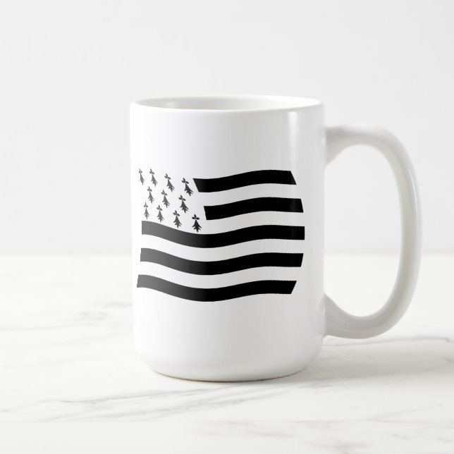 Bretagne Drapeau Mug (Droite)