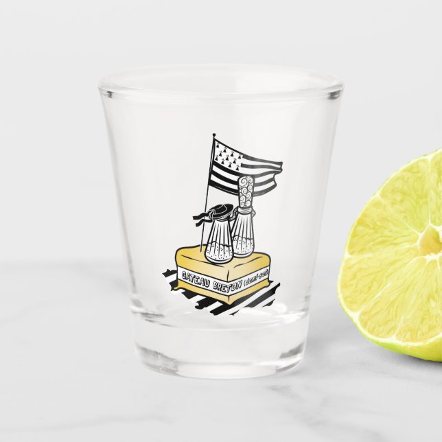 Breton Cake Shot Glass (Front)