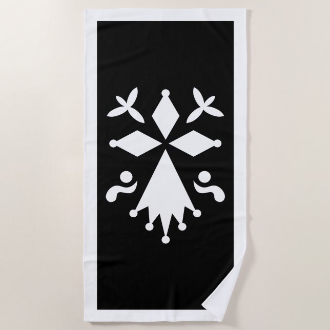 Breton Ermine Beach Towel (Front)