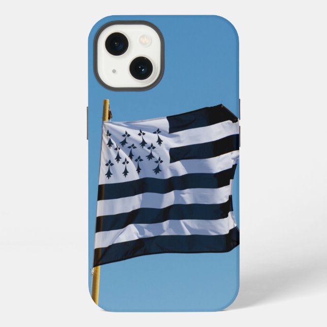 Breton flag iPhone case (Back)