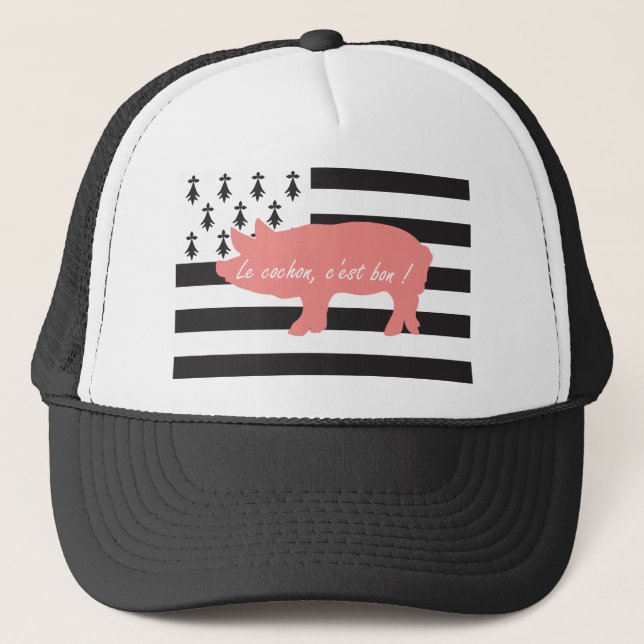 Breton pig trucker hat (Front)