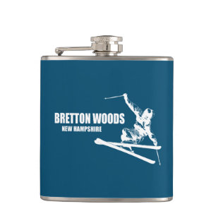 Bretton Woods New Hampshire Skier Hip Flask