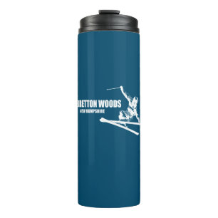 Bretton Woods New Hampshire Skier Thermal Tumbler