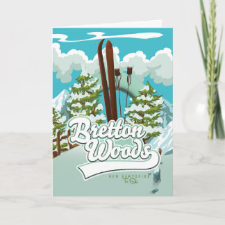 Bretton Woods New Hampshire To Ski Holiday Card