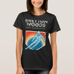 Bretton Woods New Hampshire USA Ski Resort BACK PR T-Shirt