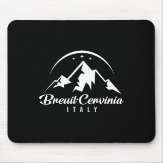 Breuil-cervinia Italy Ski Resort Skiing Snowboardi Mouse Pad
