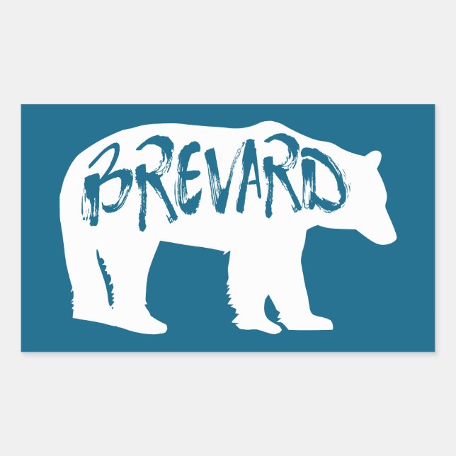 Brevard North Carolina Bear Sticker (Front)