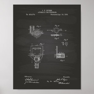Brevet Automatique Fire Sprinkler 1891 - Tableau d