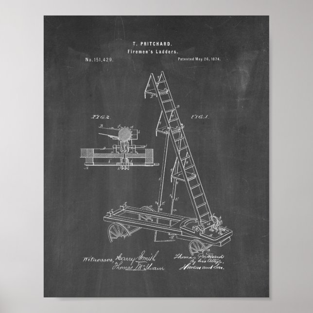 Brevet des échelles de pompiers - tableau de bord (Devant)