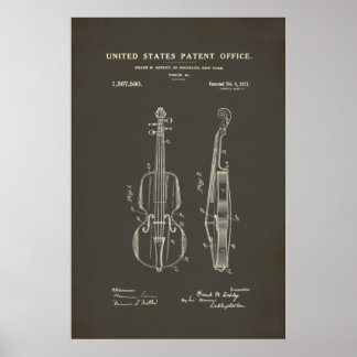 Brevet - Violon - Poster
