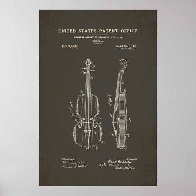 Brevet - Violon - Poster (Devant)