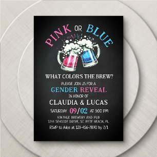 Brew Beer Genre Reveillez Invitation