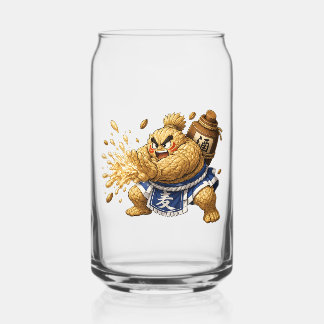 Brew Fighter Grain Can Glass