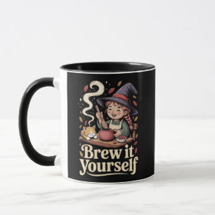 Brew It Yourself Cozy Tea Witch Mug