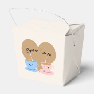 Brew Love! Coffee Mugs Favor Box