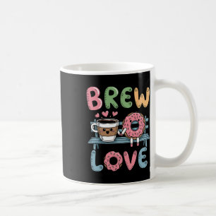 Brew Love Sip Heartwarming Coffee Doughnut Valenti Mug