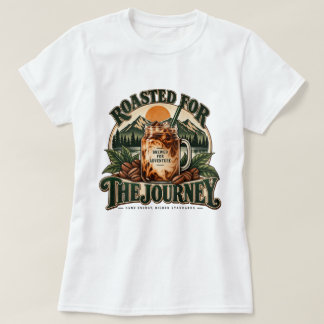 Brew Roam Repeat Vintage Iced Coffee Mountain T-Shirt