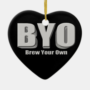 Brew Your Own Beer Ceramic Ornament