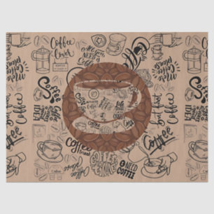 Brewed Bliss Coffee Art Tissue Paper