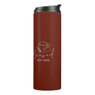Brewed Coffee Cup Outline Mug ☕ Minimalist Coffe