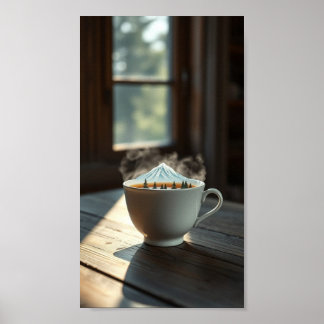 Brewed Escape – A Mountain in My Cup Poster