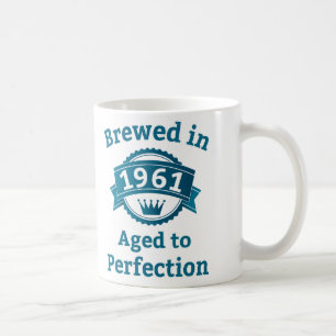 Brewed in 1961 Aged to Perfection Coffee Mug