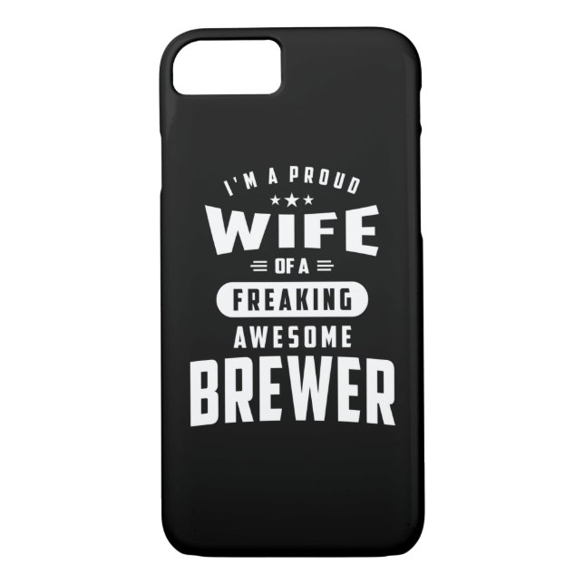 Brewer Job Title Tee Gift For Mens Womens Case-Mate iPhone Case (Back)